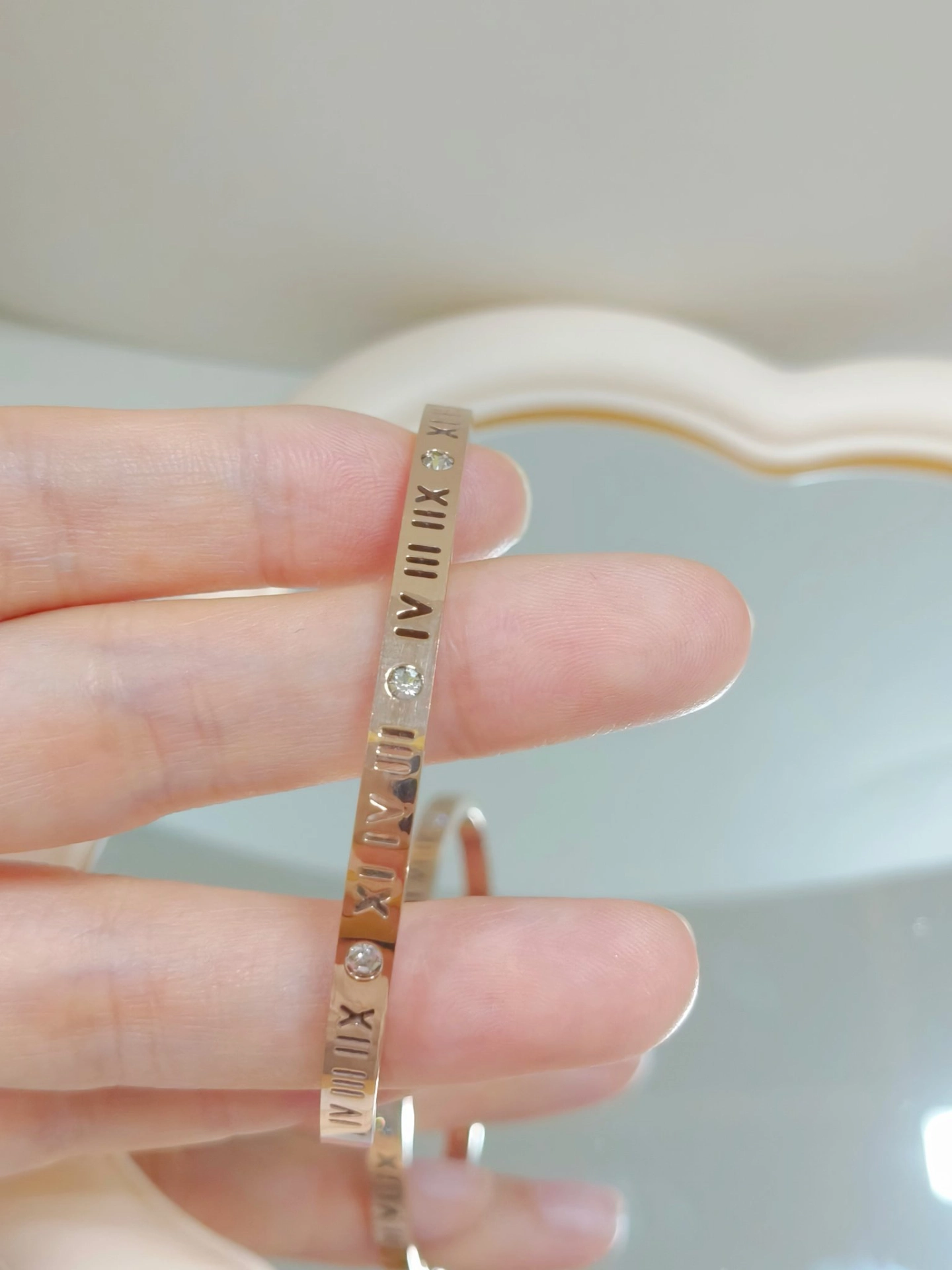 我心动的玫瑰金🌹手镯