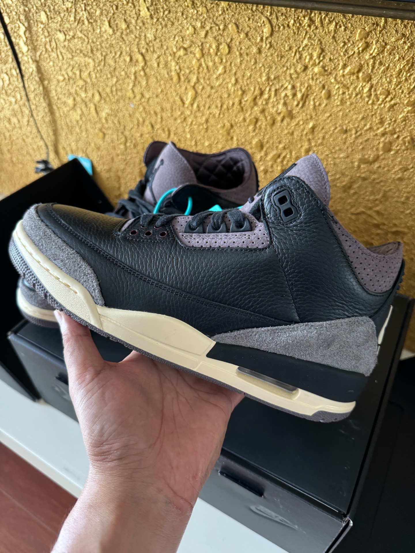 custom review-A Ma Maniere X Air Jordan 3 "Black"