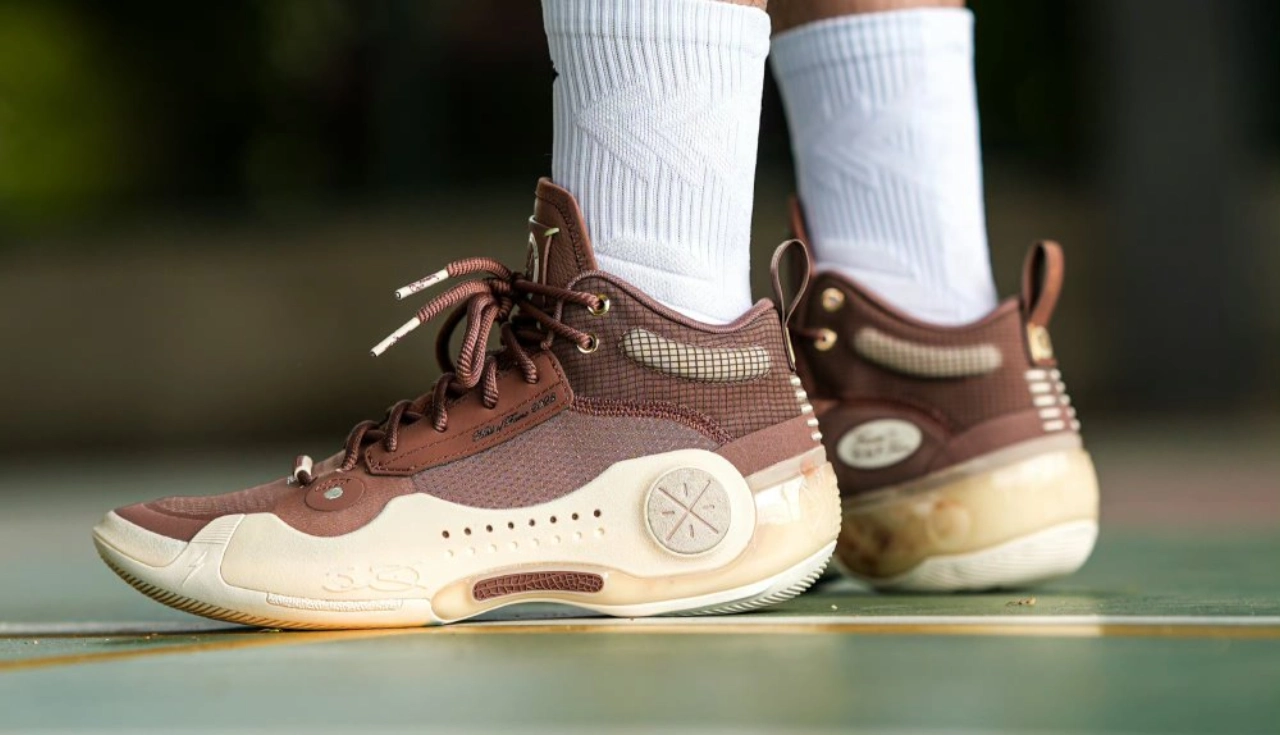 custom review-Подкладка WOW 10 Hall of Fame амортизация износостойкий высокий топ баскетбольных кроссовок мужской красно-коричневый