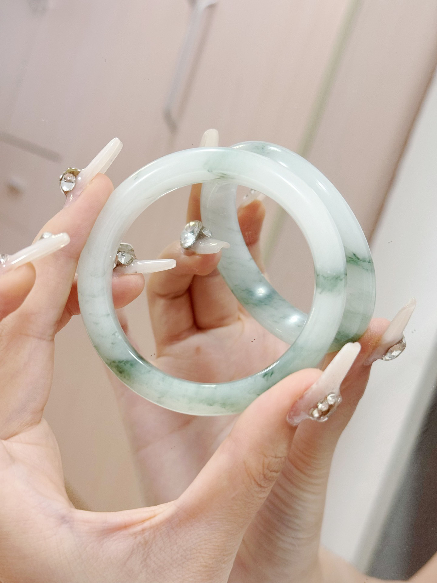 哇!一眼万年的天山翠手镯