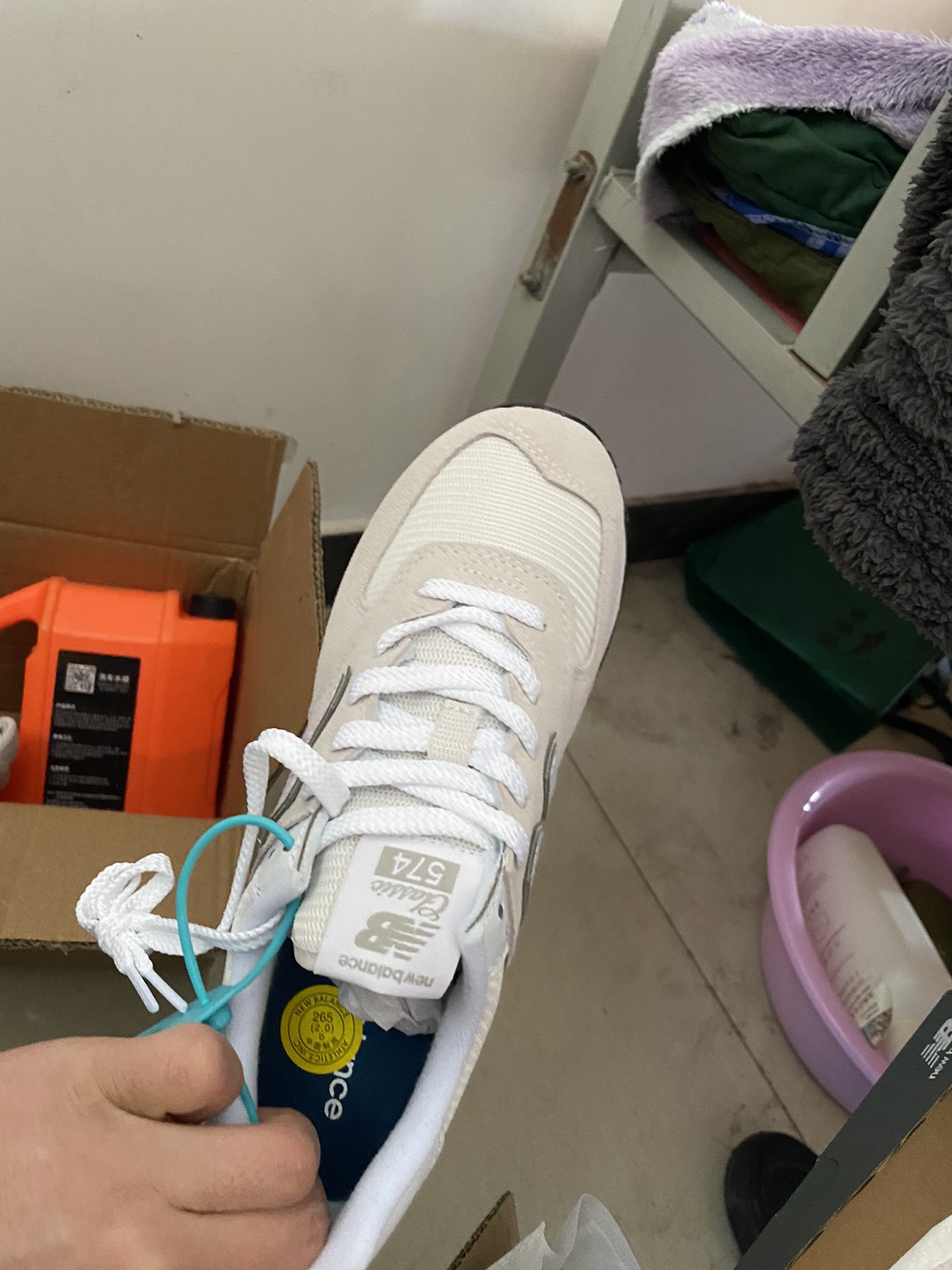 custom review-New Balance NB 574 Амортизация Устойчивость к истиранию Легкий Низкий Топ Повседневная Беговая Обувь Unisex Light Серый