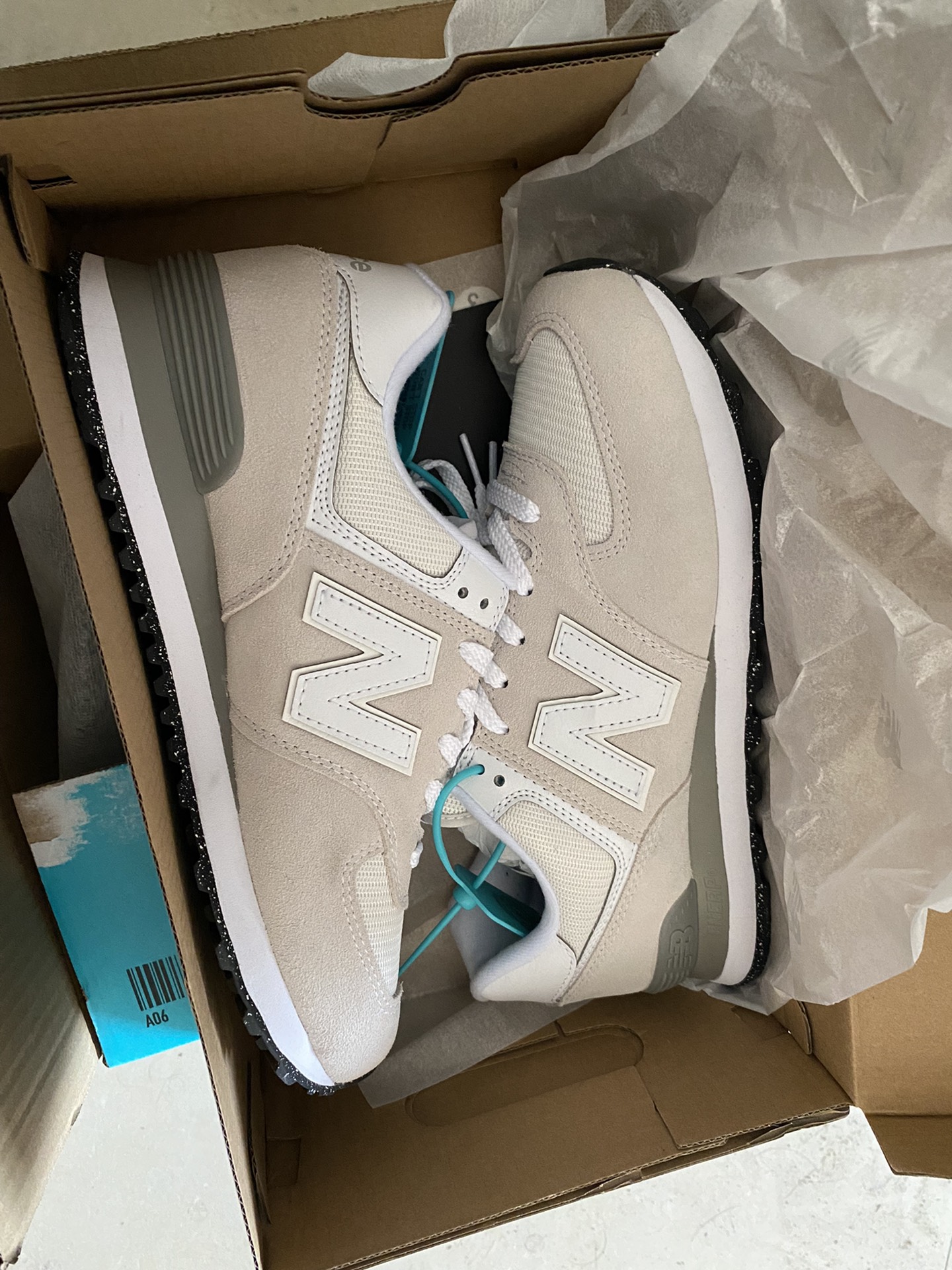 custom review-New Balance NB 574 Амортизация Устойчивость к истиранию Легкий Низкий Топ Повседневная Беговая Обувь Unisex Light Серый