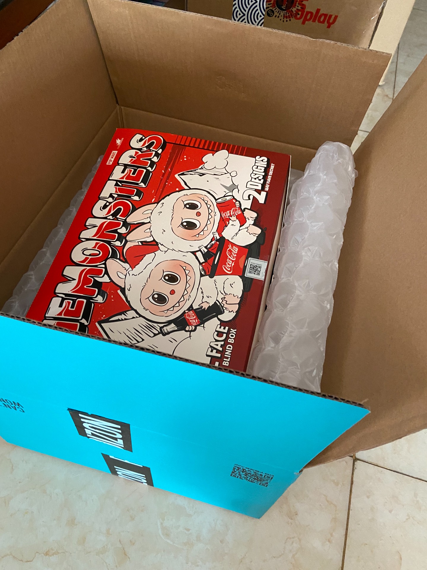 custom review-POP MART THE MONSTERS X Coca-Cola LABUBU, Виниловая Фигурка, Слепая Коробка, Одиночная Коробка/комплект Из 6 Шт.