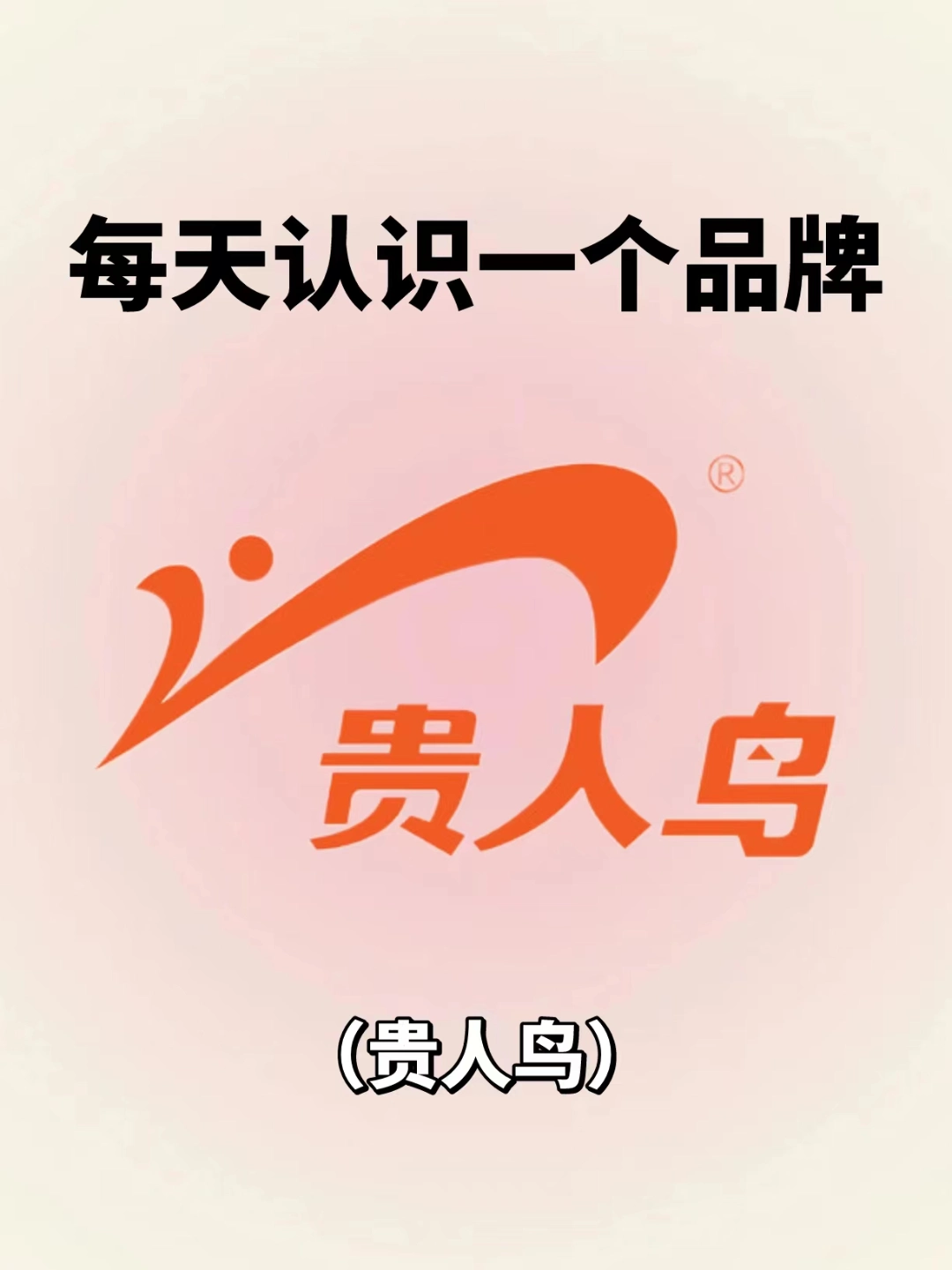 ✅贵人鸟丨每天认识一个品牌