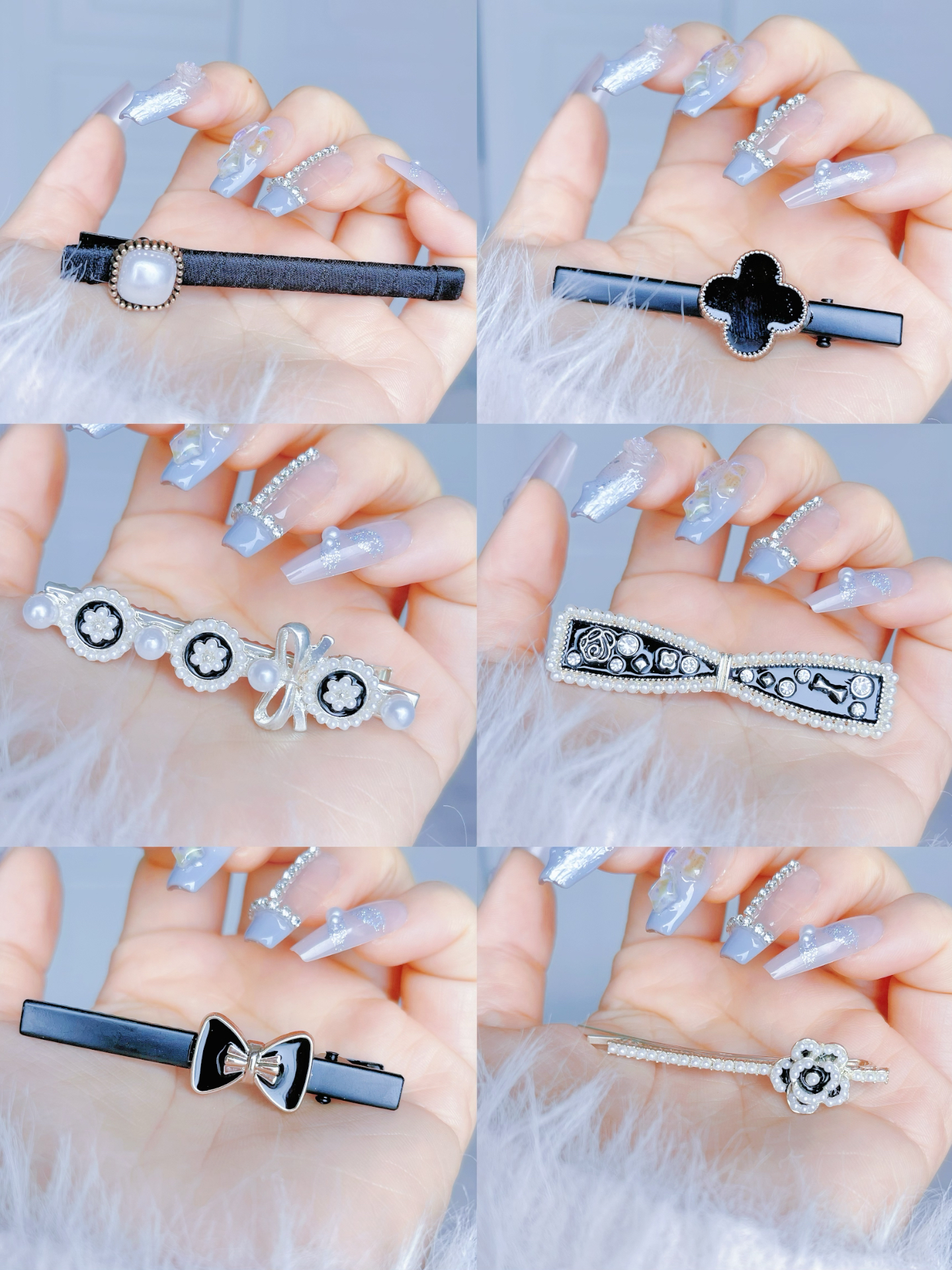 法式复古发夹 戴上真的很加分!