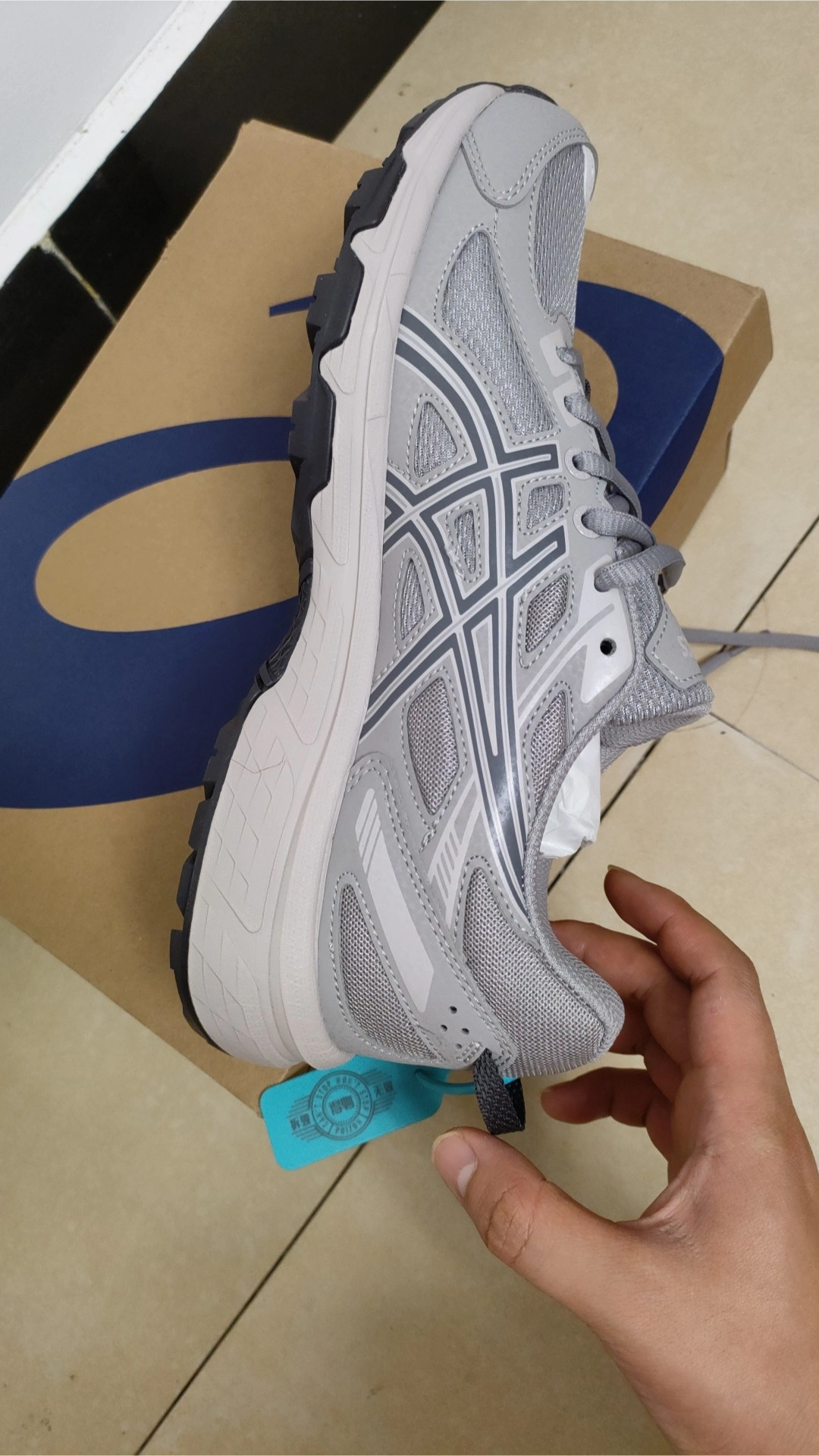 custom review-ASICS Гель Venture 6 Устойчивый к истиранию Дышащий Низкий Топ Повседневный Трейл Бег Городской Коммутатор Беговые кроссовки Мужской Серый