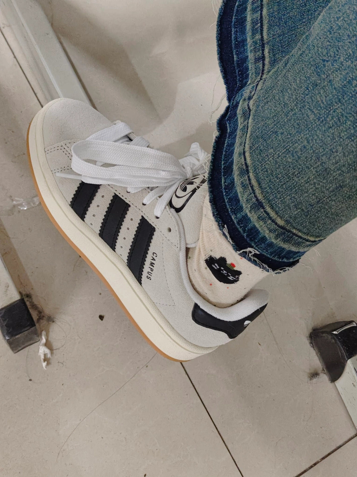 custom review-Adidas Women's Campus 00s 'Crystal White Black' Women's