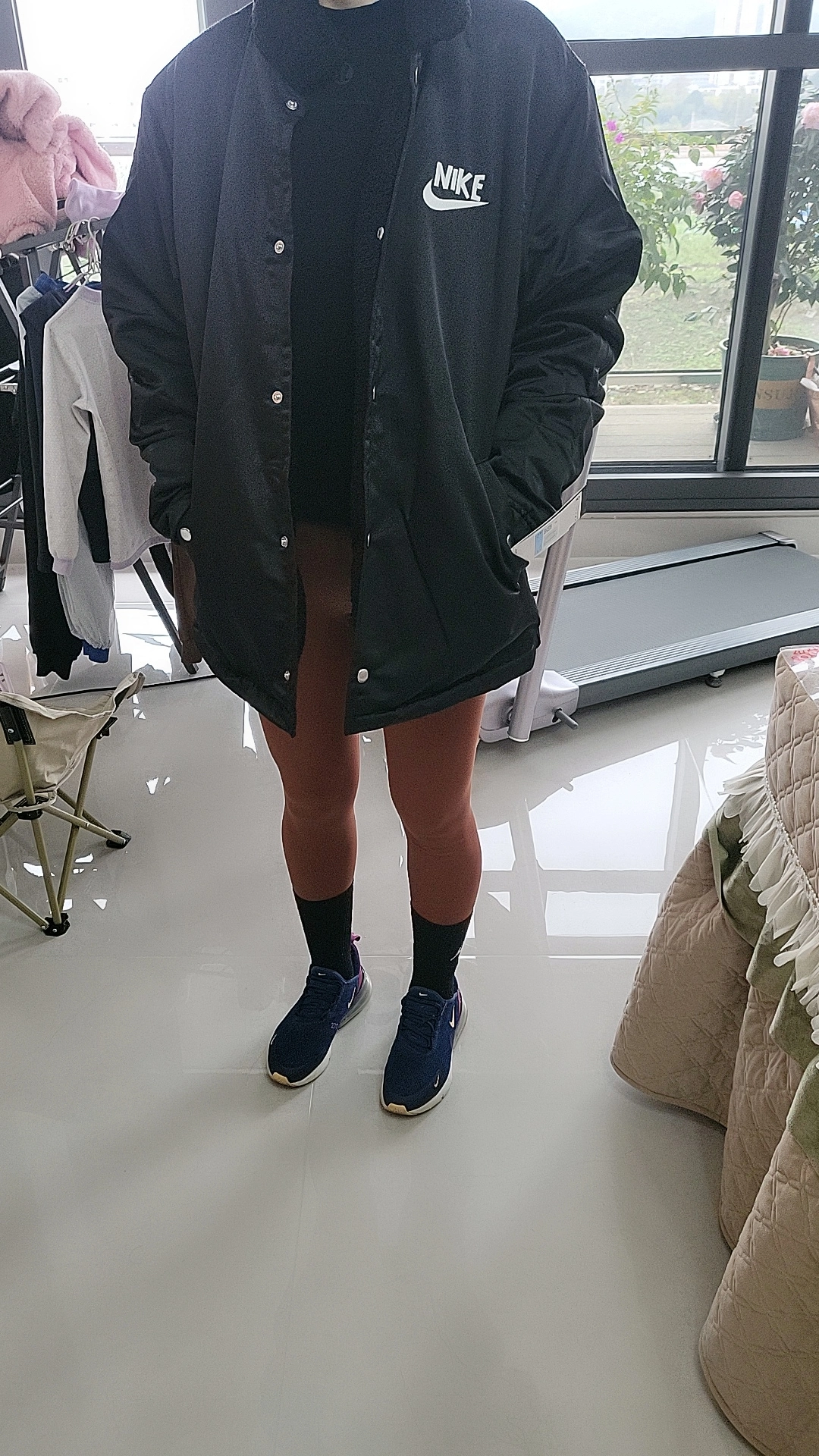 custom review-Nike Мужские черные куртки