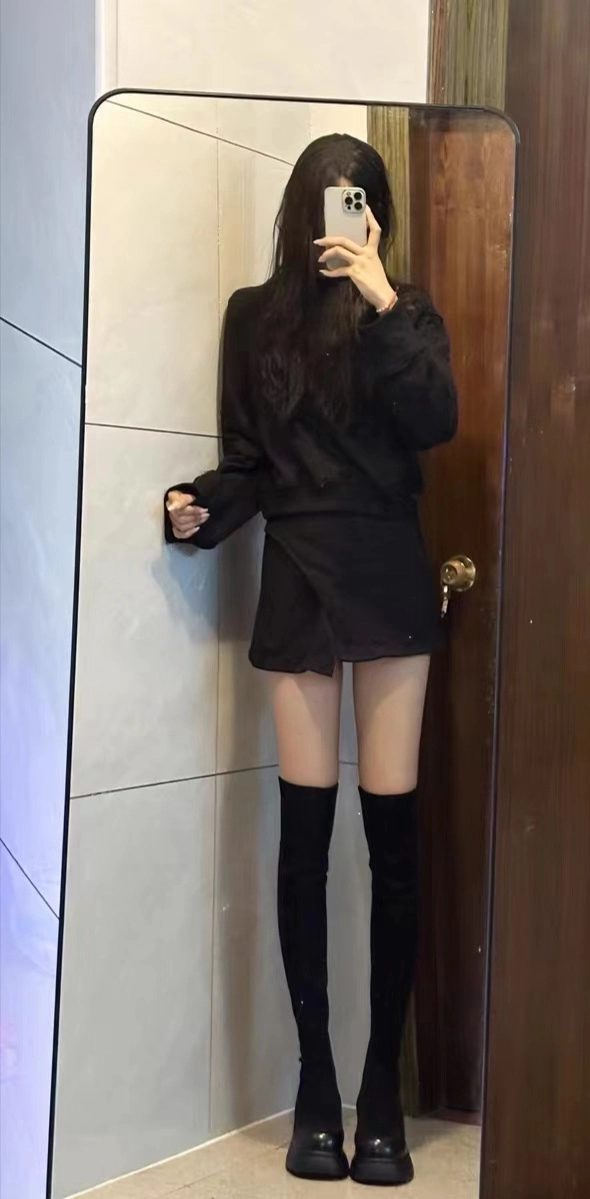 custom review-AGSDON Ботинки выше колена 7 см женские