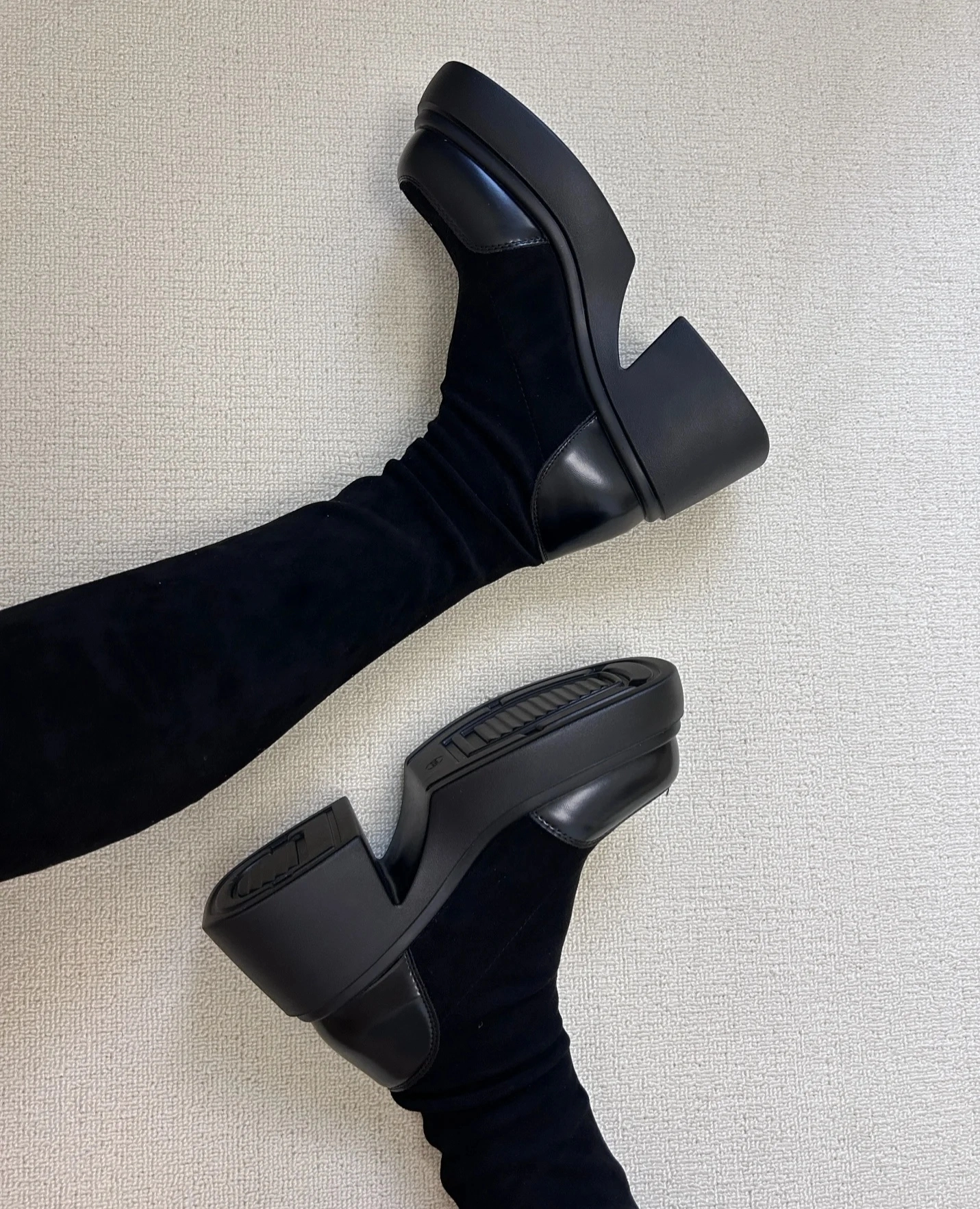 custom review-AGSDON Ботинки выше колена 7 см женские