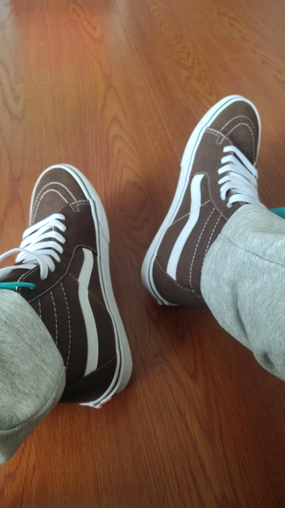 custom review-VANS SK8 High Топ Скейтборд Кроссовки Унисекс Коричневый