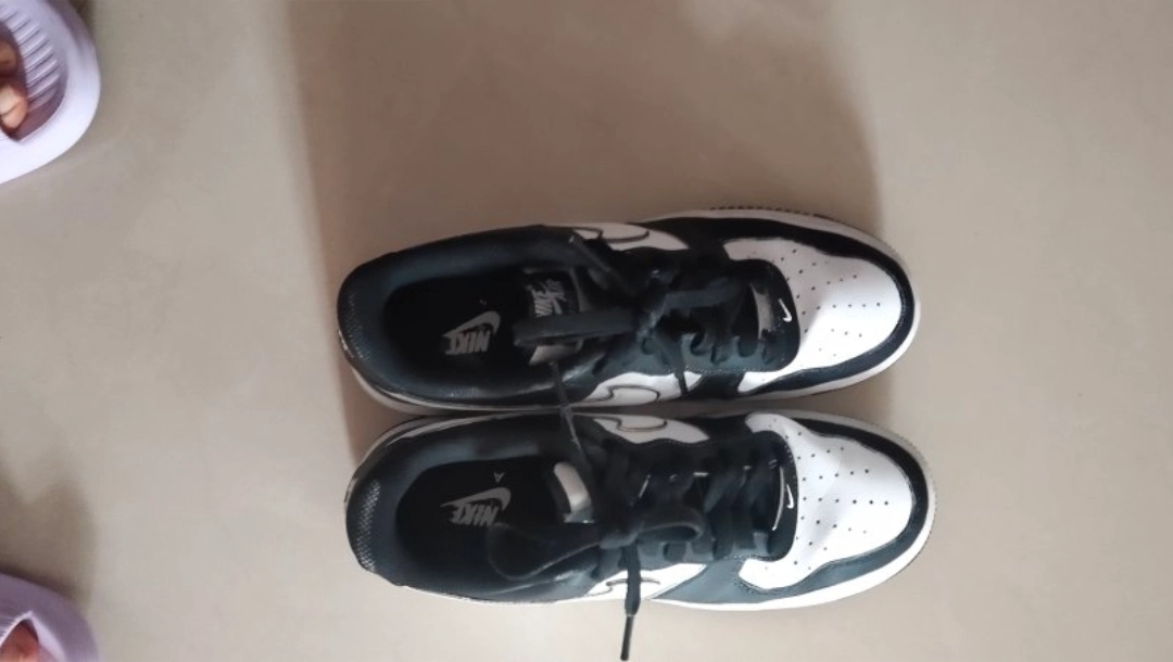 custom review-Nike Air FORCE 1 'Панда' Устойчивые к истиранию Низкие Кроссовки для скейтбординга Унисекс Белый Черный