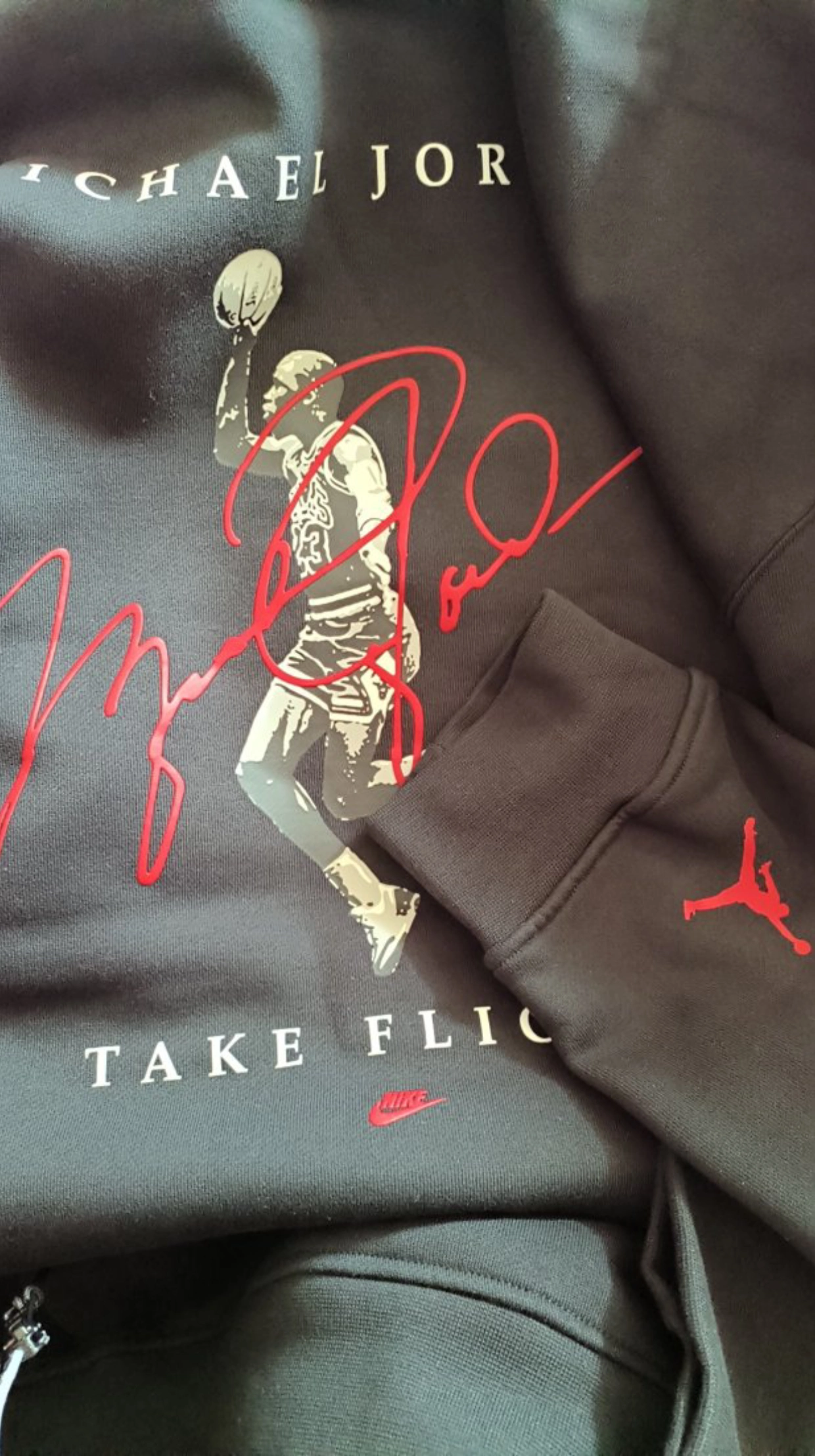 custom review-Jordan Essentials Черный Мужской Свитшот