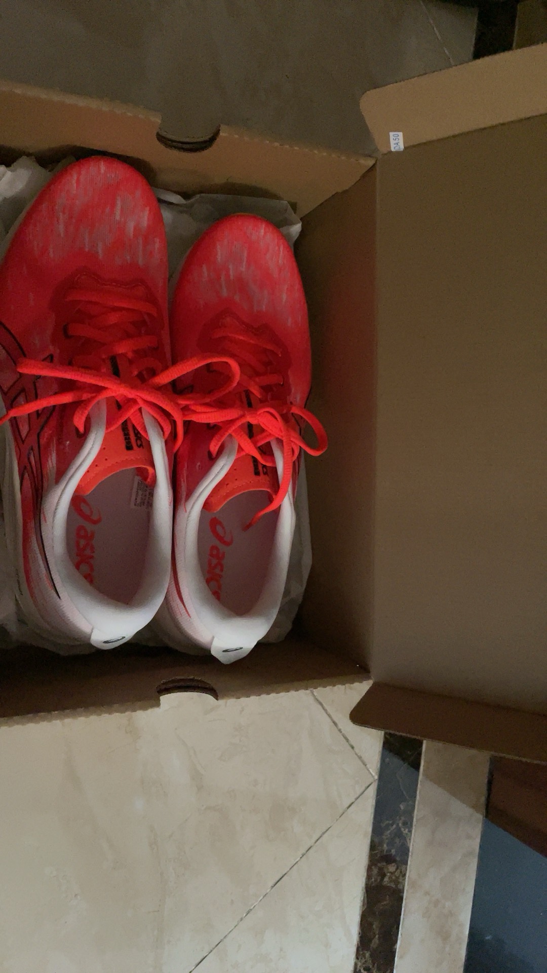 custom review-ASICS EvoRide Speed 2 Амортизация Низкий Топ Марафон Беговые Кроссовки Мужские Красный Белый