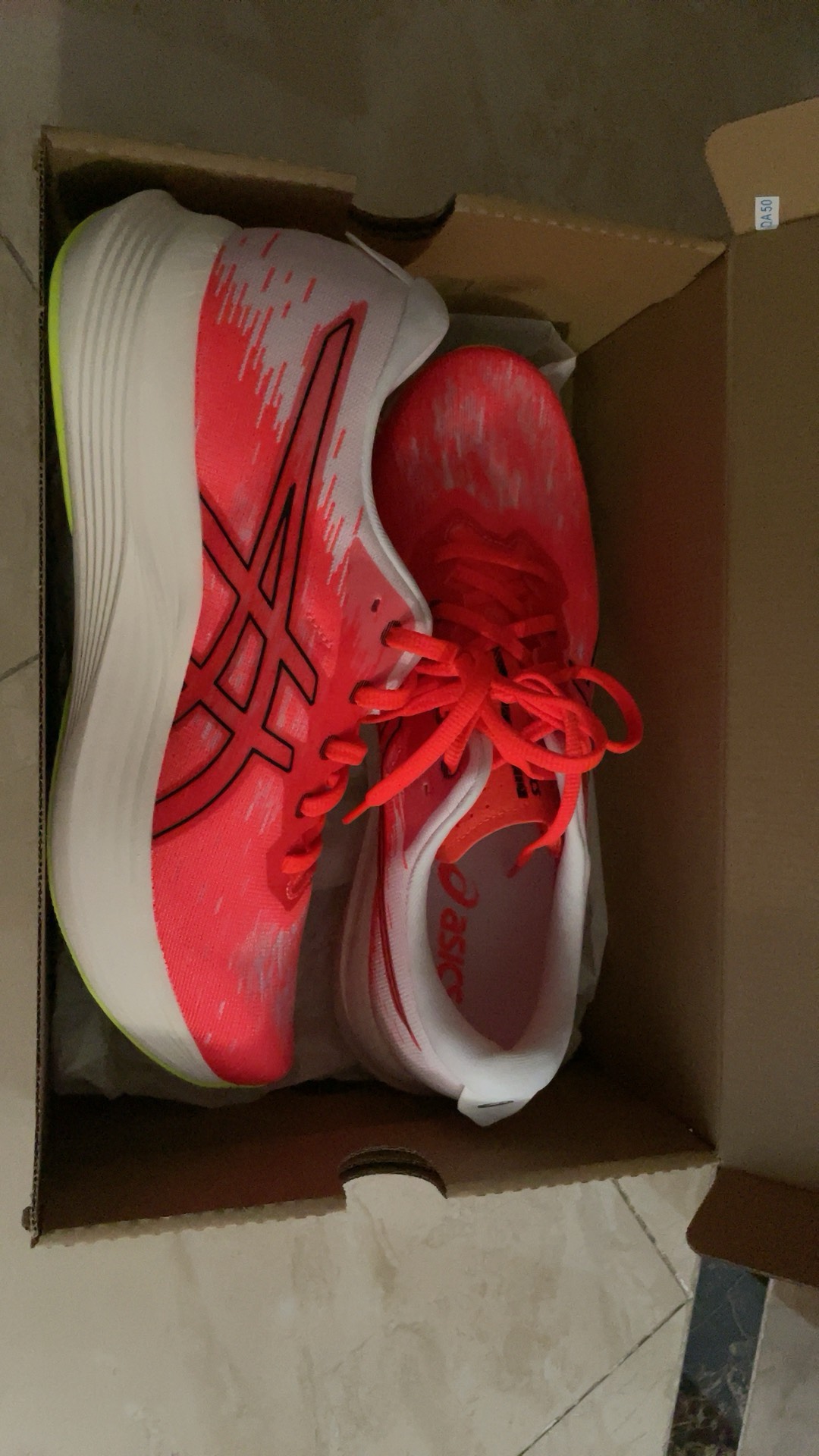 custom review-ASICS EvoRide Speed 2 Амортизация Низкий Топ Марафон Беговые Кроссовки Мужские Красный Белый