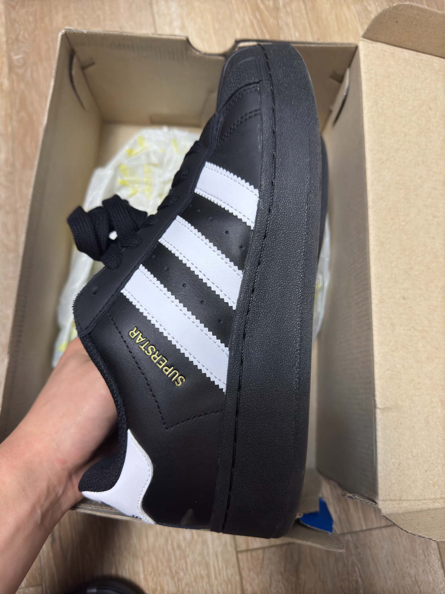 custom review-adidas originals Superstar Black White