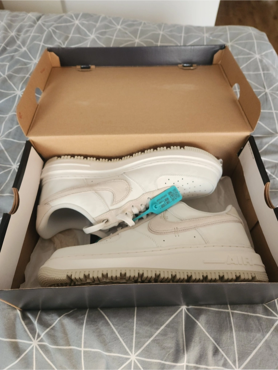 custom review-Nike Air FORCE 1 Low Топ Скейтборд Кроссовки Мужские Светлый Костный