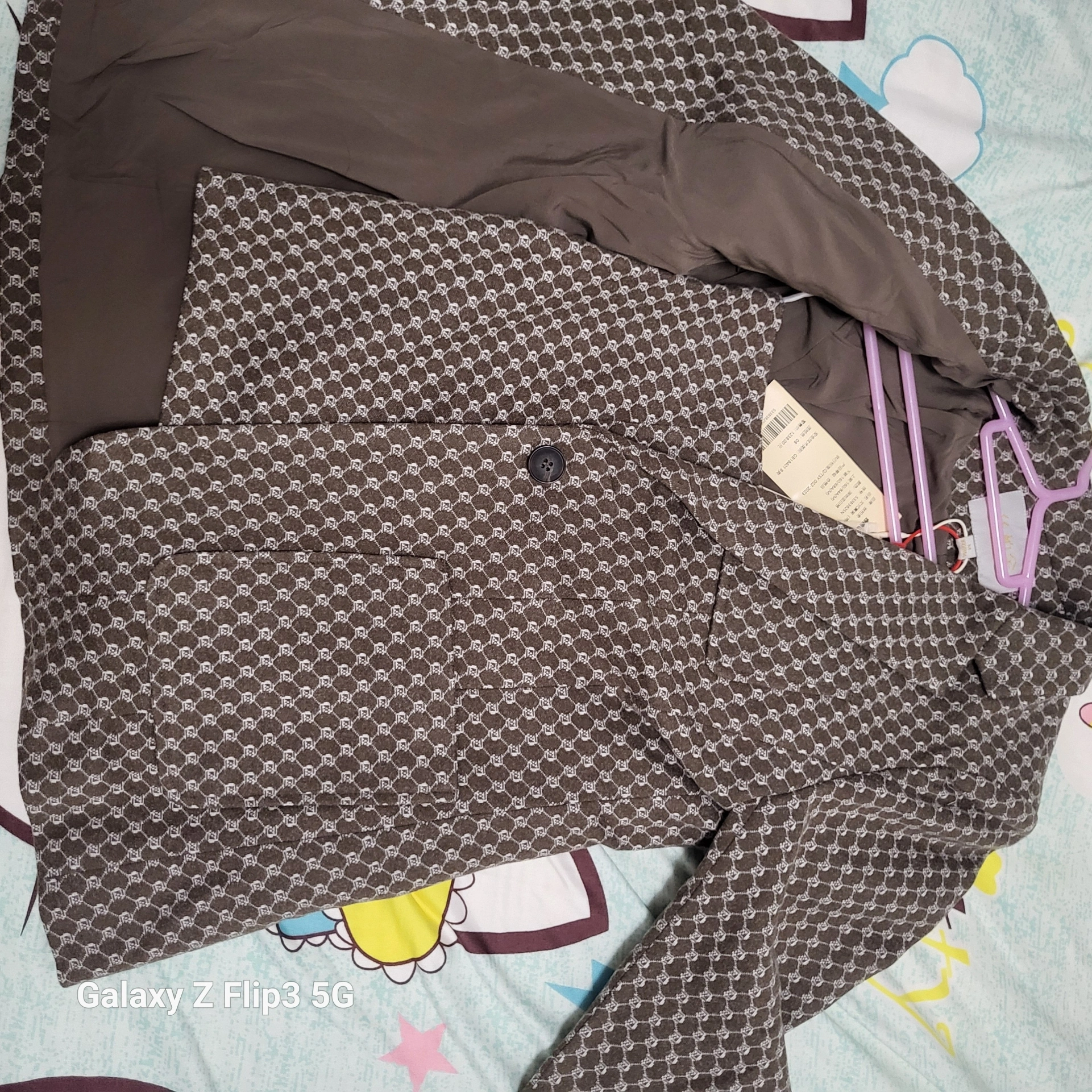 custom review-SIBAISHE Бизнес-костюм женский темный кофейный подкладочная ткань с белой клеткой