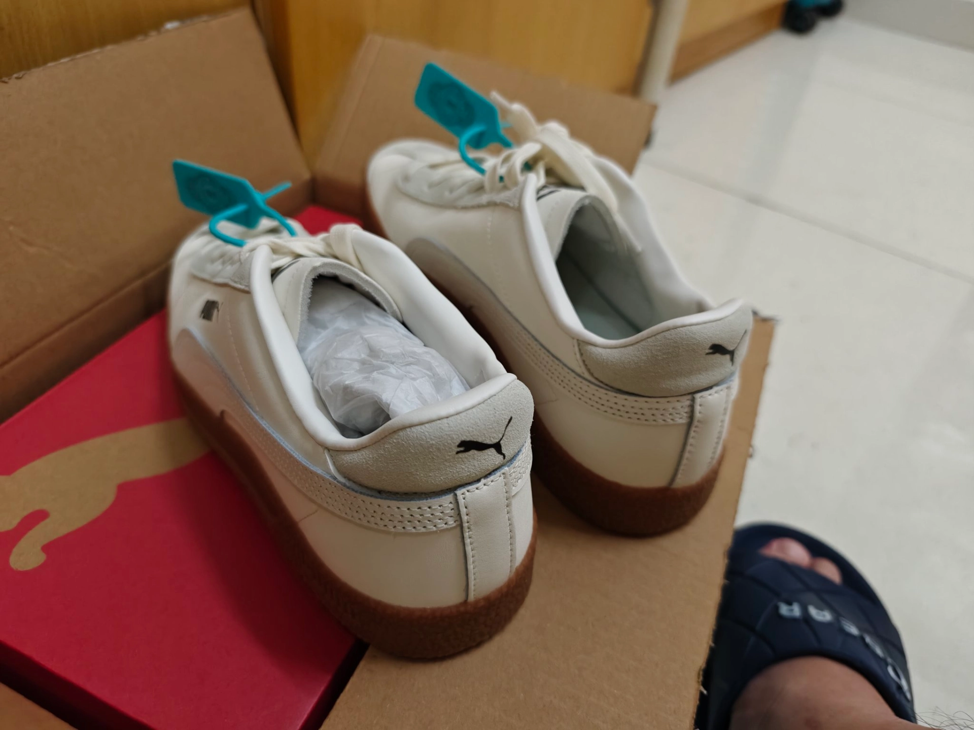 custom review-PUMA Club Аbrasion Resistant Низкие Кроссовки для скейтбординга Унисекс Ecru