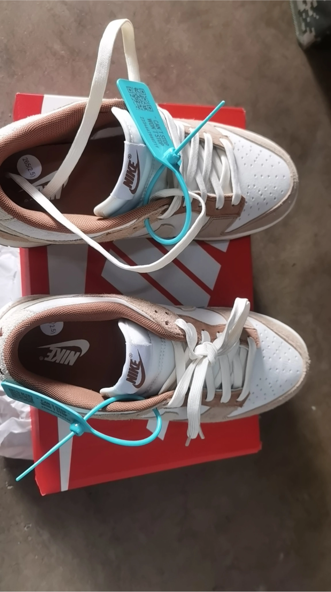 custom review-Nike Dunk Low Топ Скейтборд Кроссовки Унисекс Белый Коричневый