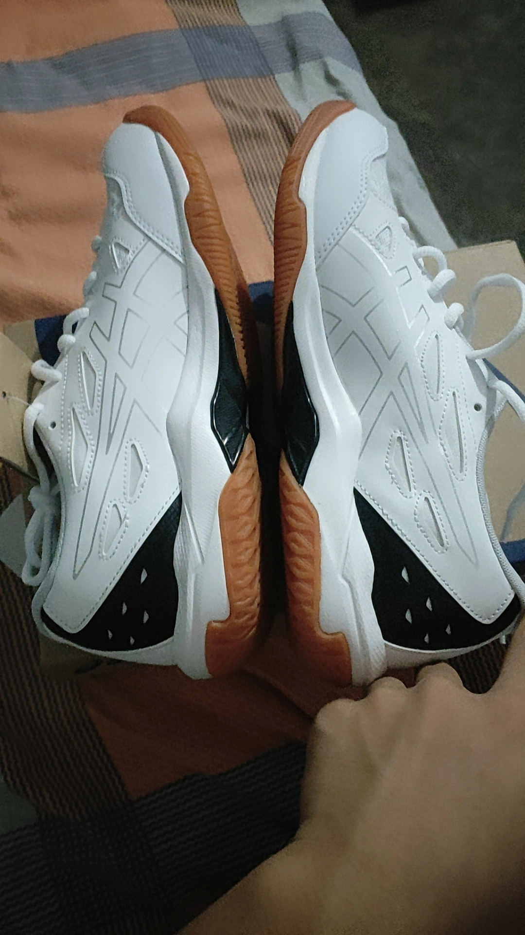 custom review-ASICS Gel Rocket 11 Low Top Тренировочные Кроссовки Унисекс Белый Черный