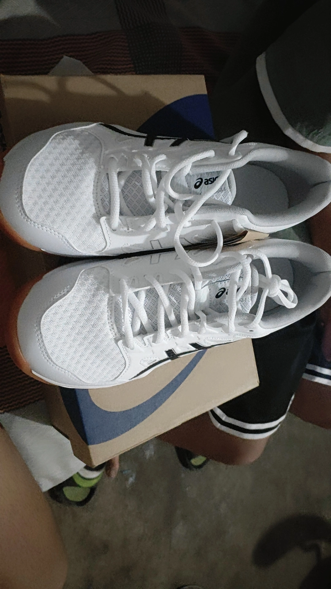 custom review-ASICS Gel Rocket 11 Low Top Тренировочные Кроссовки Унисекс Белый Черный