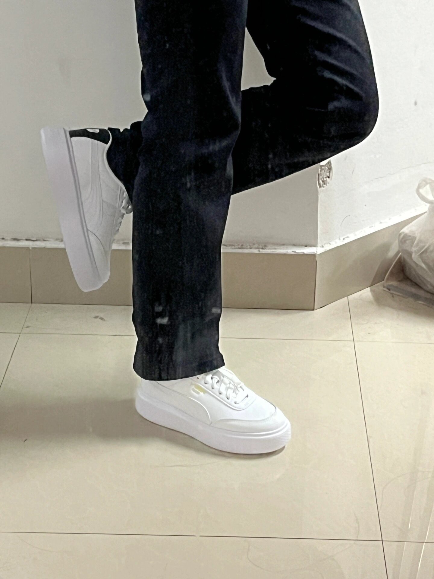 custom review-PUMA Oslo Maja Износостойкий и Легкий Низкий Топ Кроссовки для скейтбординга Женские Белые