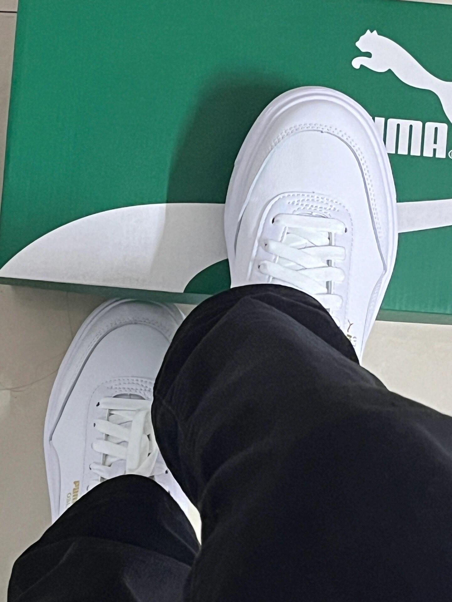 custom review-PUMA Oslo Maja Износостойкий и Легкий Низкий Топ Кроссовки для скейтбординга Женские Белые