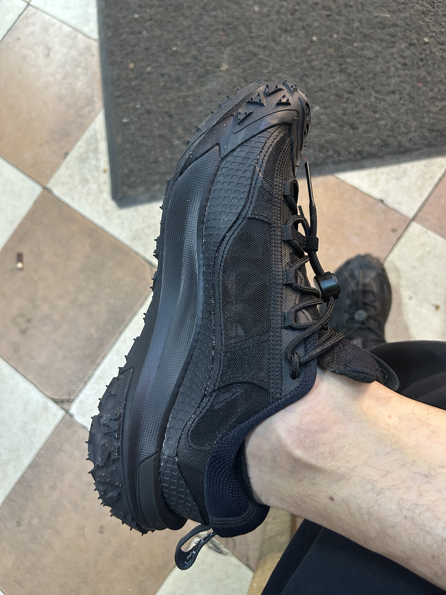 custom review-Nike ACG Mountain Fly 2 Дышащая Поддержка Сцепление Низкий Топ Уличная Обувь Унисекс Черный