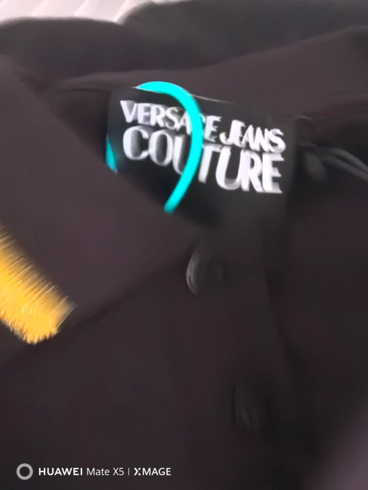 custom review-VERSACE JEANS COUTURE SS24 Мужское Поло Черное