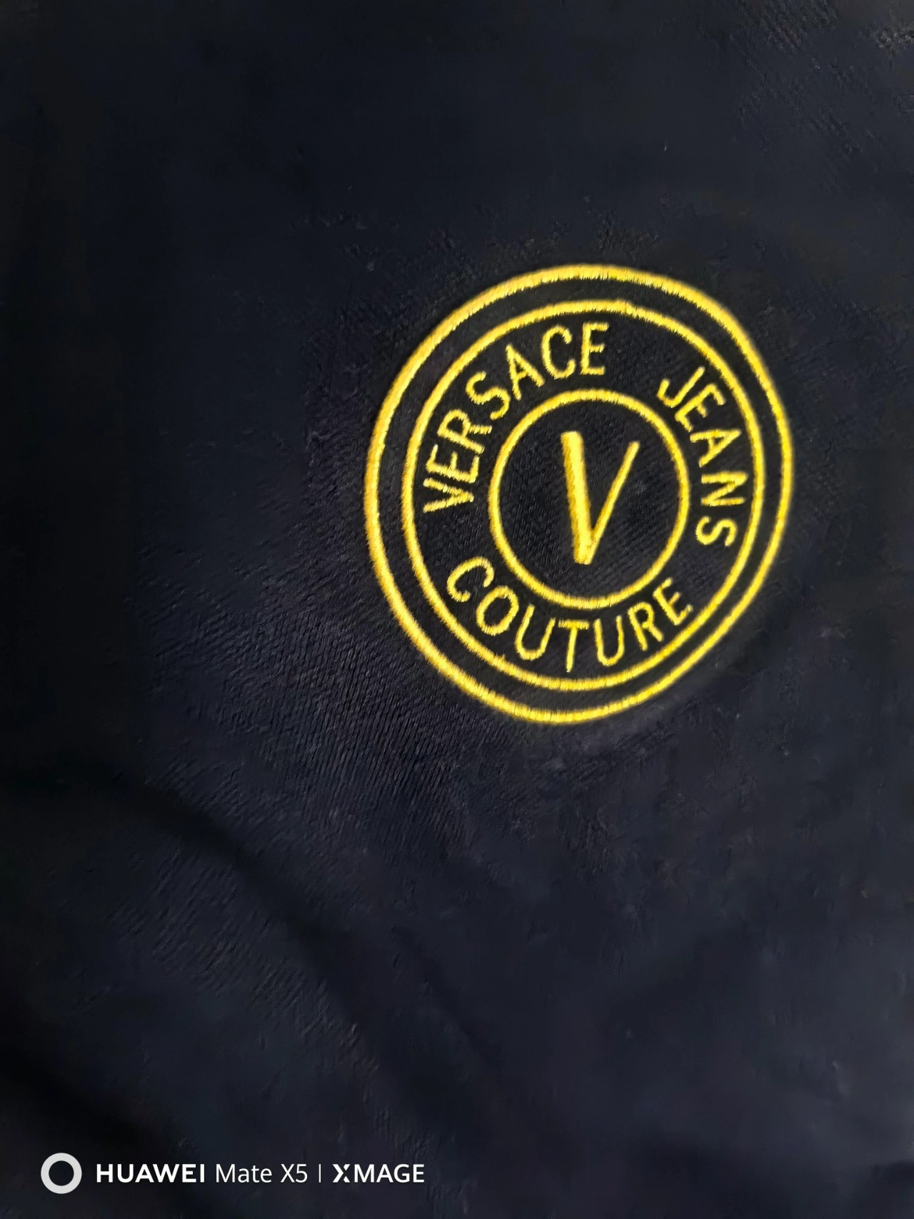 custom review-VERSACE JEANS COUTURE SS24 Мужское Поло Черное