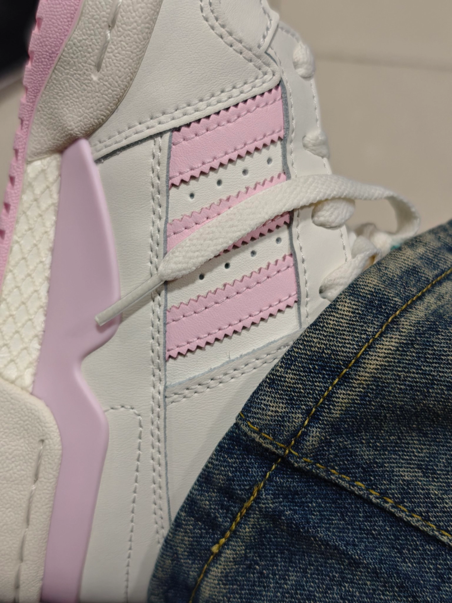 custom review-Adidas Originals FORUM Амортизация Низкие Кроссовки для скейтбординга Женские Белые Розовые