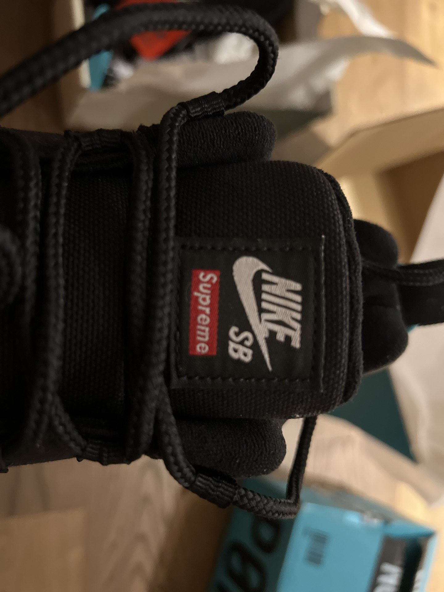 custom review-Supreme x Nike SB Darwin Low Топ Повседневный Мужской Черный Белый