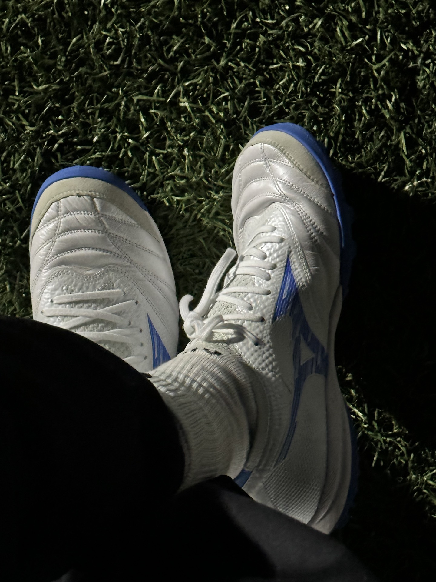 custom review-Mizuno SALA TF Шипы Футбольные бутсы Унисекс Белый