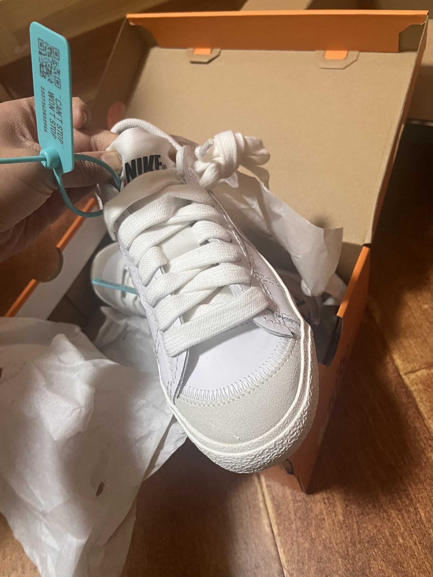 custom review-Nike Blazer Low Топ Скейтборд Кроссовки Женские Белые Розовые