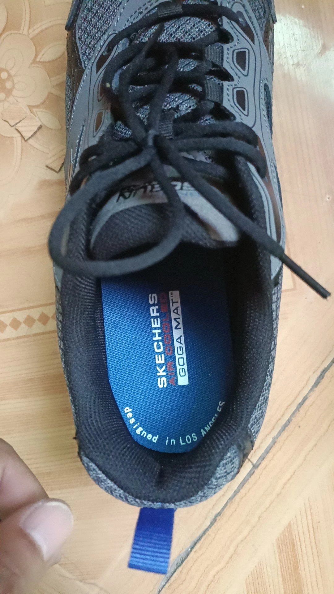custom review-Skechers Go Run Consistent Low Топ Беговые кроссовки Мужской Серый Синий