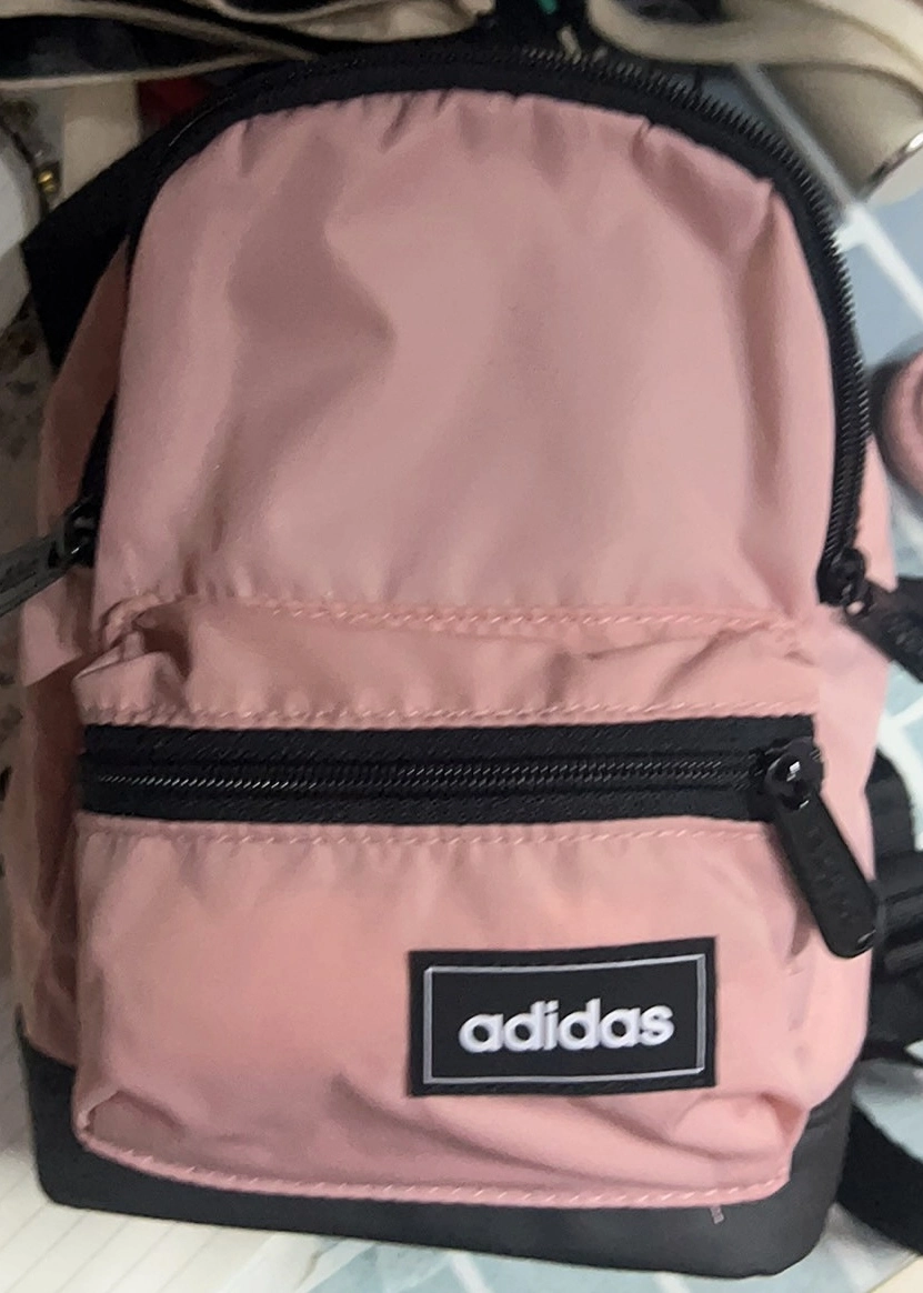 custom review-ADIDAS NEO Adidas Переработанный полиамид Рюкзак Мини Унисекс Вишневый цветок Розовый