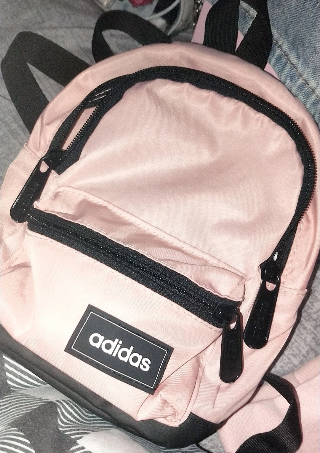 custom review-ADIDAS NEO Adidas Переработанный полиамид Рюкзак Мини Унисекс Вишневый цветок Розовый