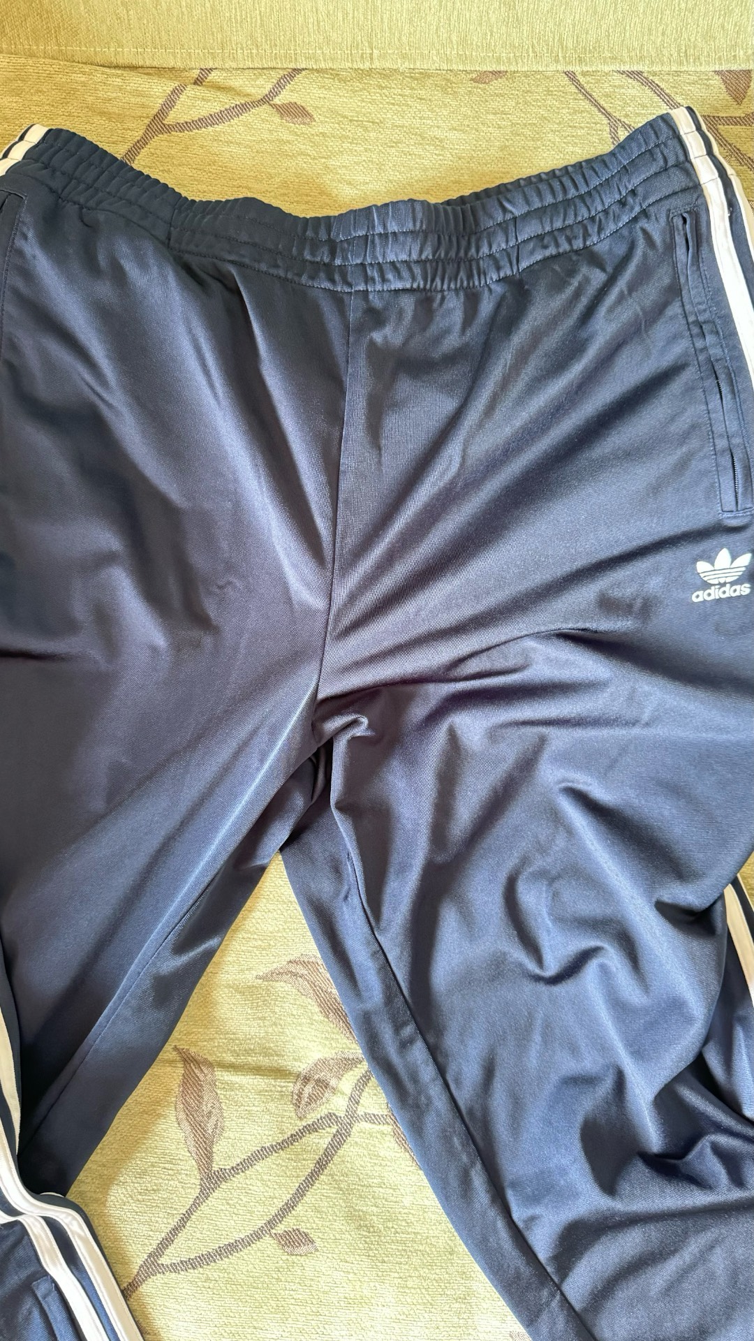 custom review-Adidas Originals Вязаные тренировочные штаны мужские темно-синие