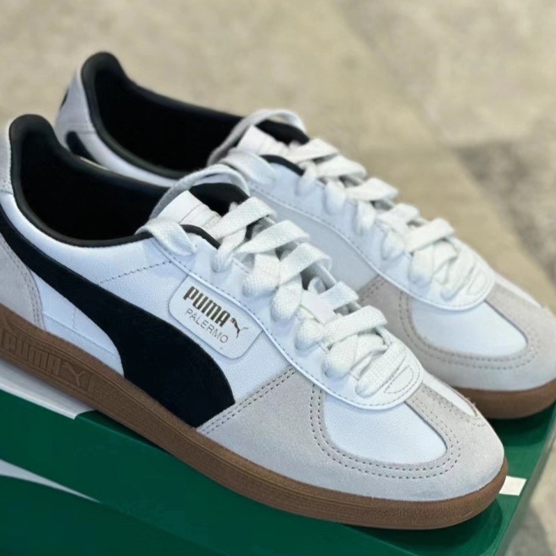 custom review-PUMA Palermo LTH Low Топ Скейтборд Кроссовки Унисекс Белый Серый Черный