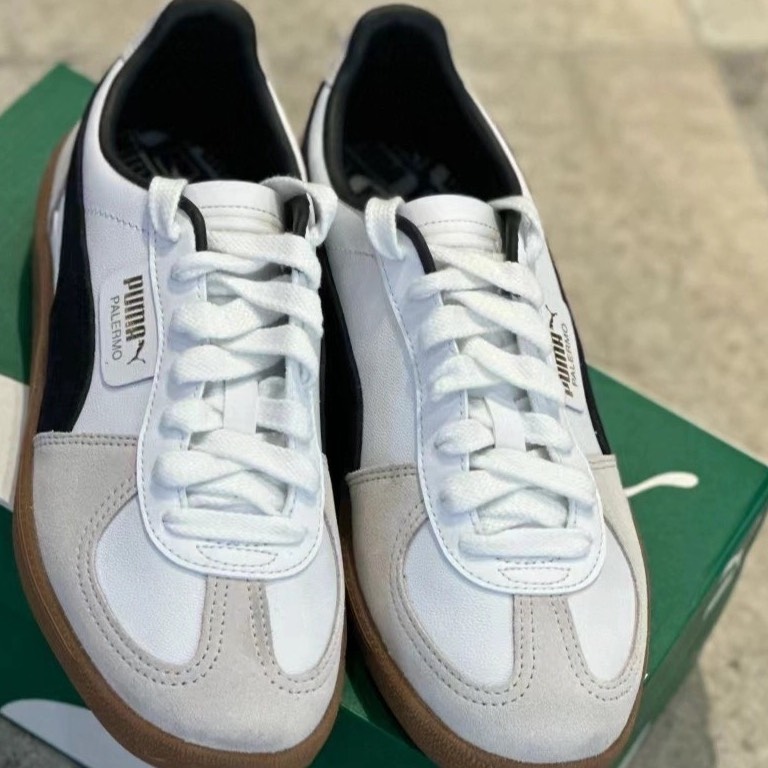 custom review-PUMA Palermo LTH Low Топ Скейтборд Кроссовки Унисекс Белый Серый Черный