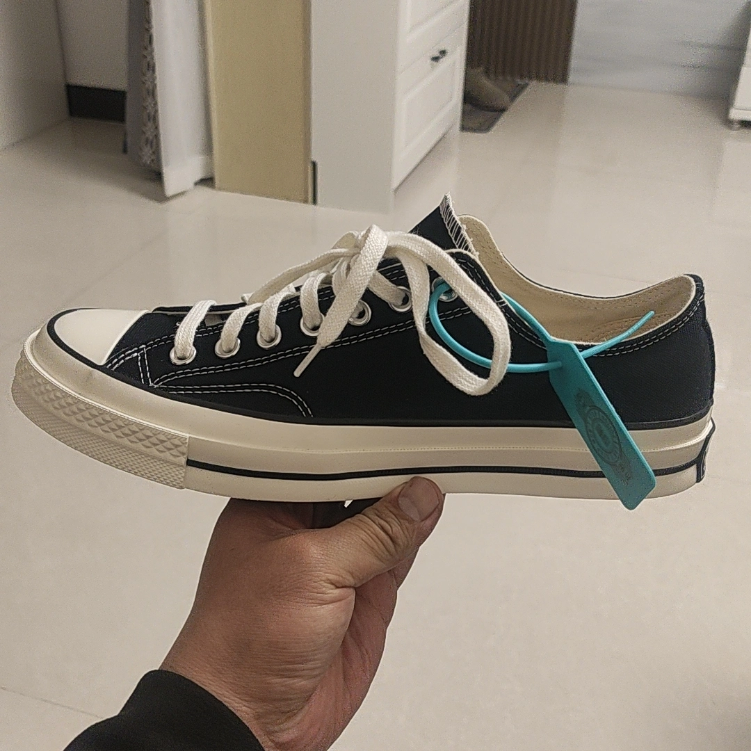 custom review-Конверс 1970s All Star Устойчивые к истиранию Низкие Кеды Унисекс Винтаж Черный