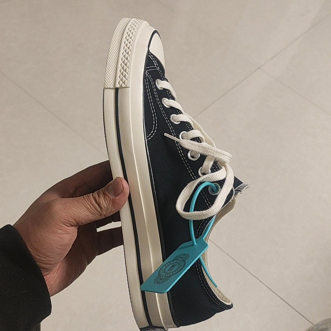 custom review-Конверс 1970s All Star Устойчивые к истиранию Низкие Кеды Унисекс Винтаж Черный