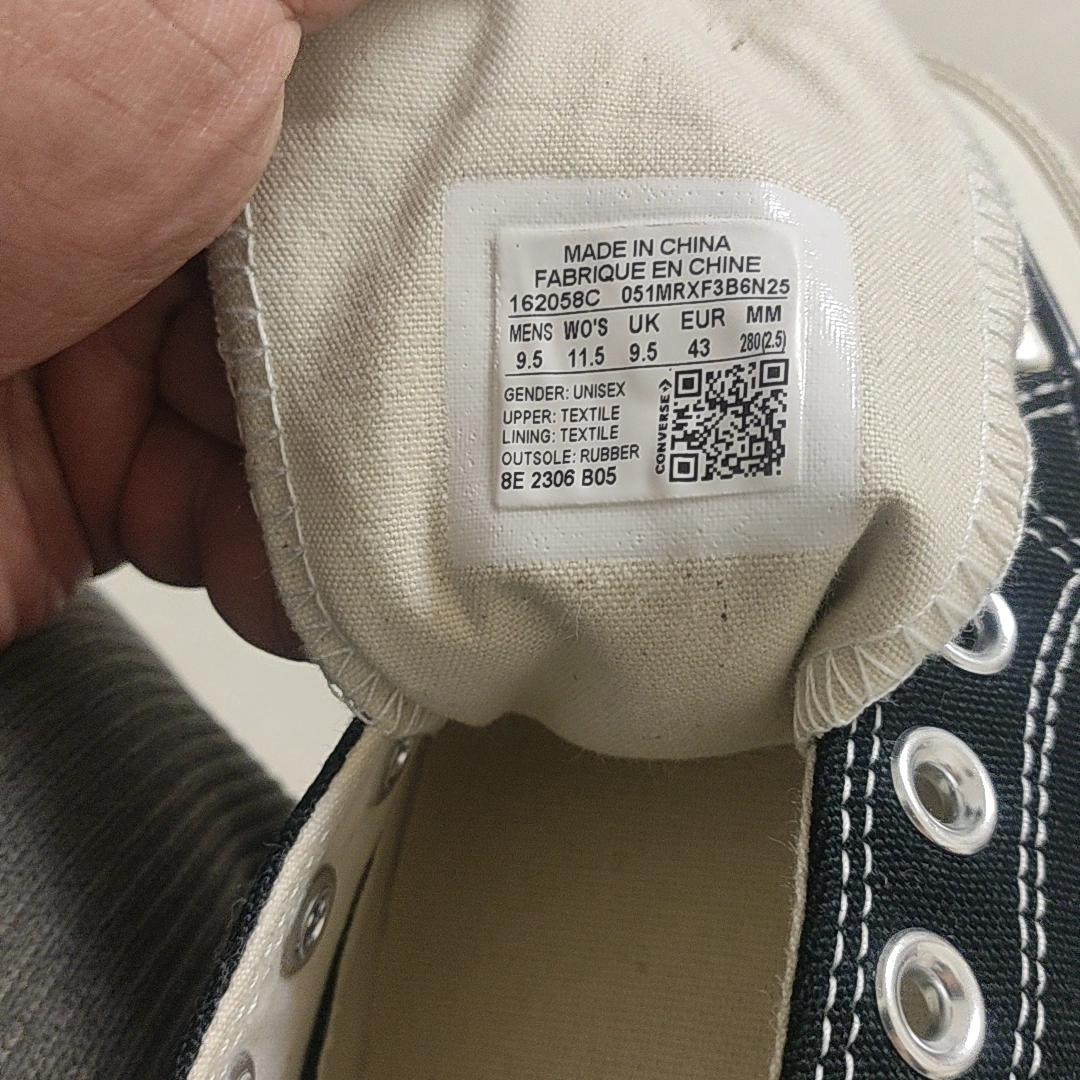 custom review-Конверс 1970s All Star Устойчивые к истиранию Низкие Кеды Унисекс Винтаж Черный