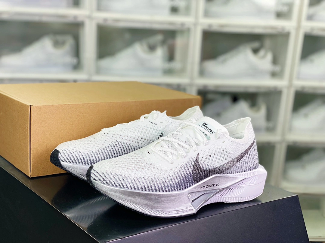 custom review-Nike ZoomX Vaporfly Next% 3 Беговые кроссовки Низкий Топ Белый Унисекс