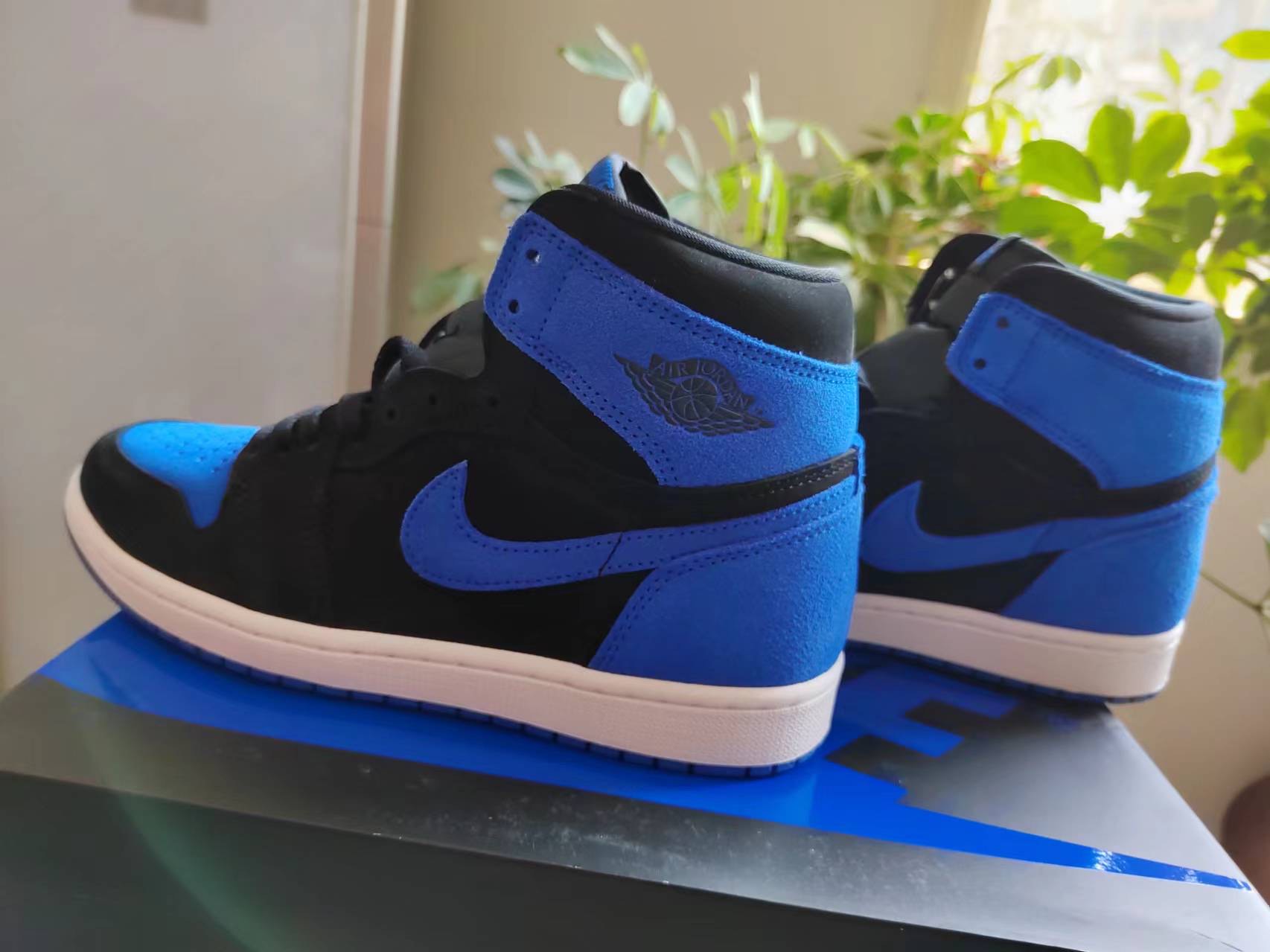 aj1white royal皇家蓝图片