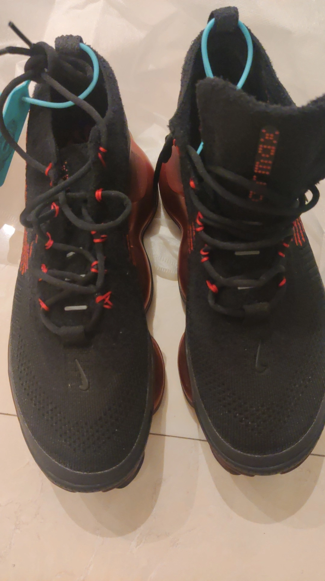 custom review-Nike Air Max Scorpion Fk Black University Red