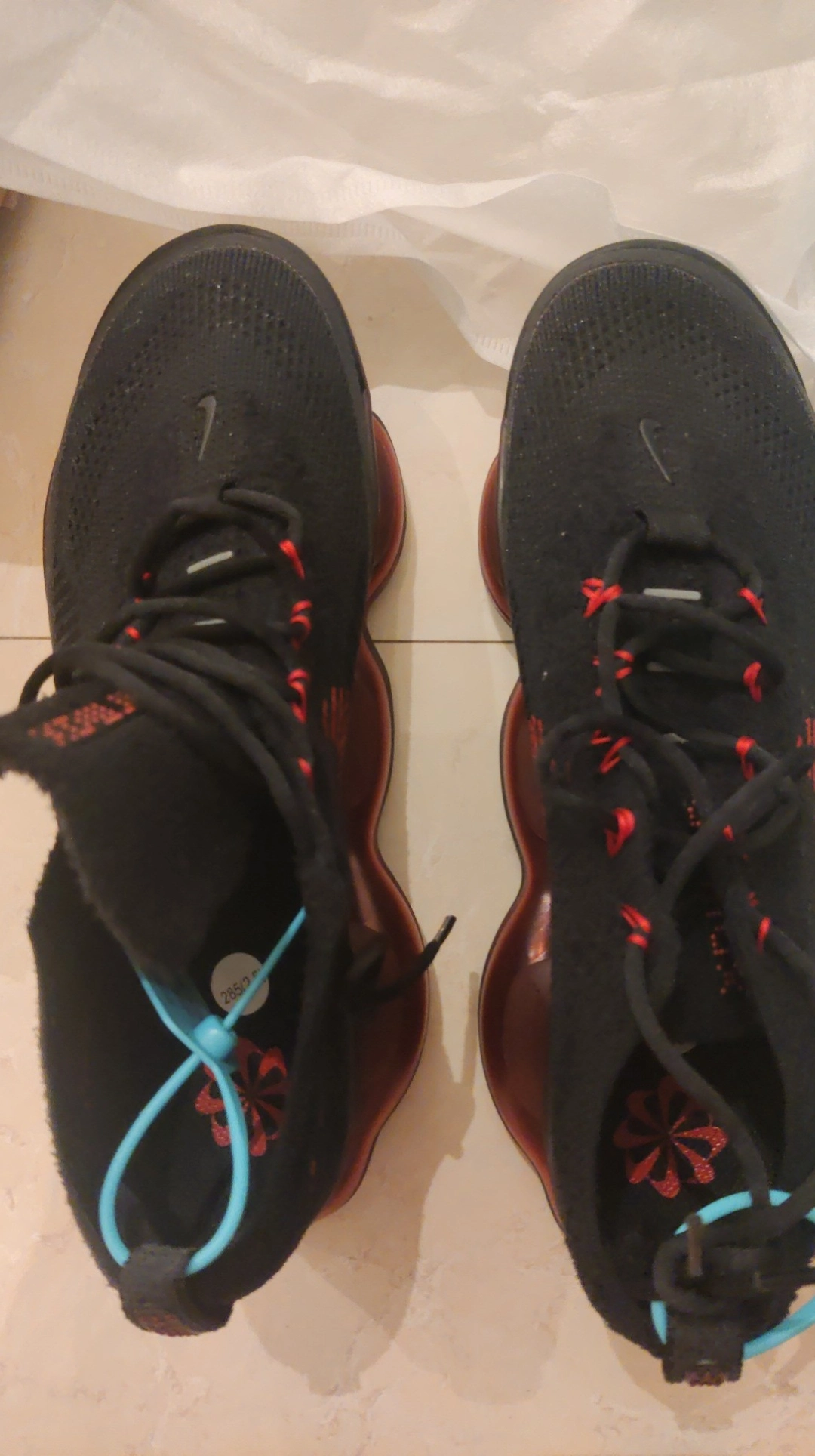 custom review-Nike Air Max Scorpion Fk Black University Red