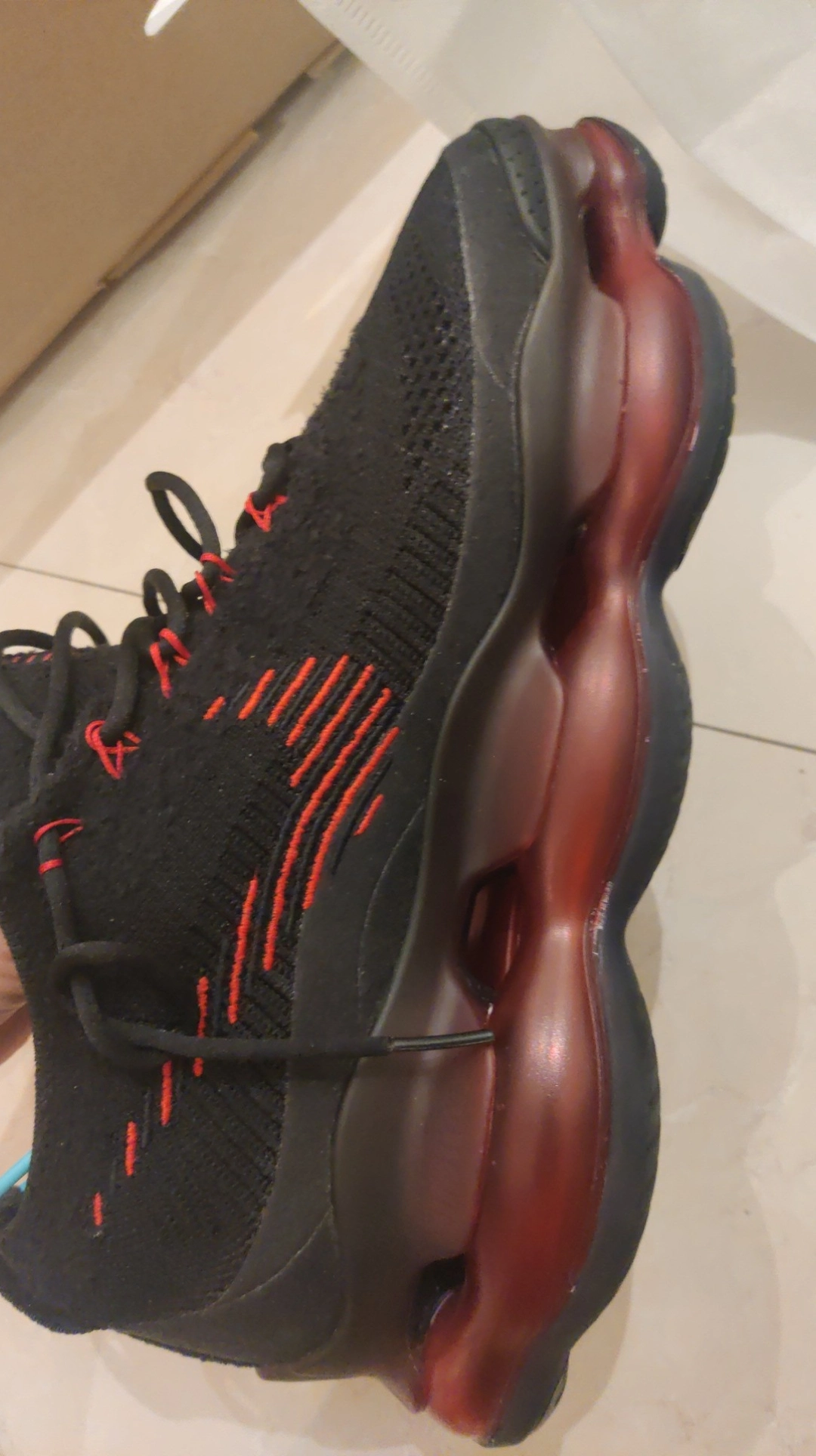 custom review-Nike Air Max Scorpion Fk Black University Red