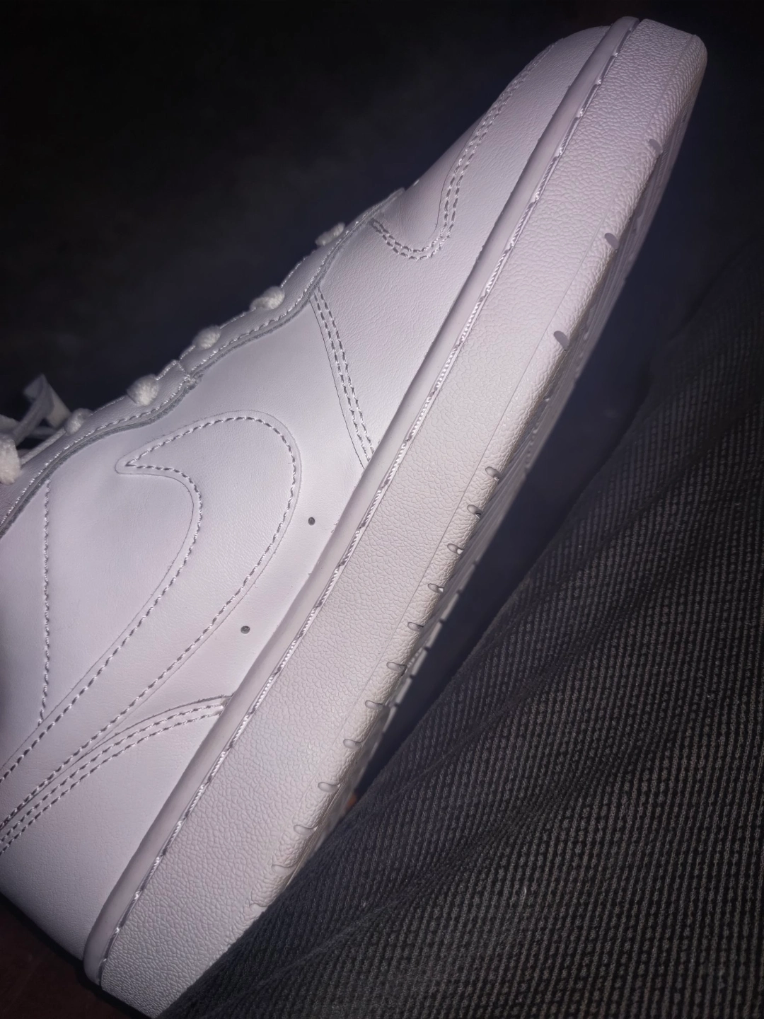 custom review-Nike Court Borough Low 2 Противоскользящий с амортизацией устойчивый к истиранию низкий топ детские скейтбординги белый